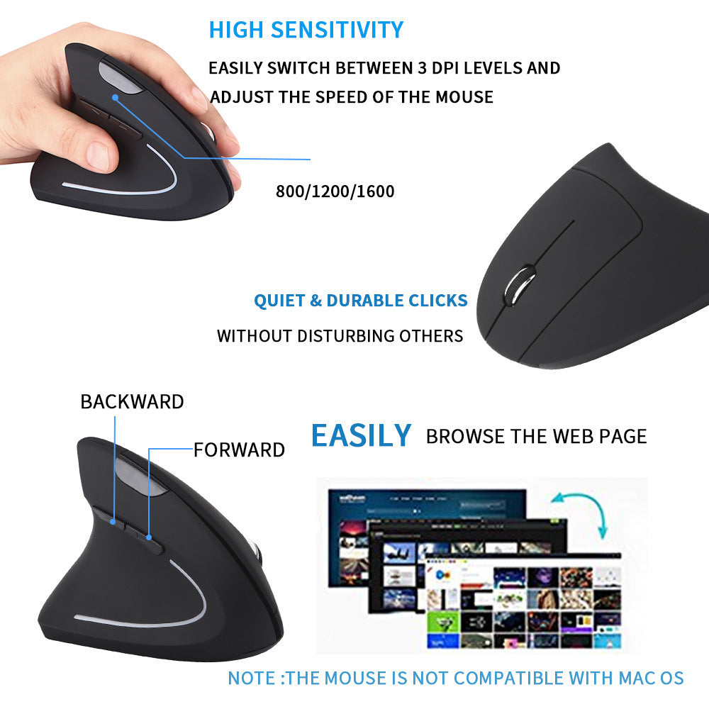 Left hand vertical mouse