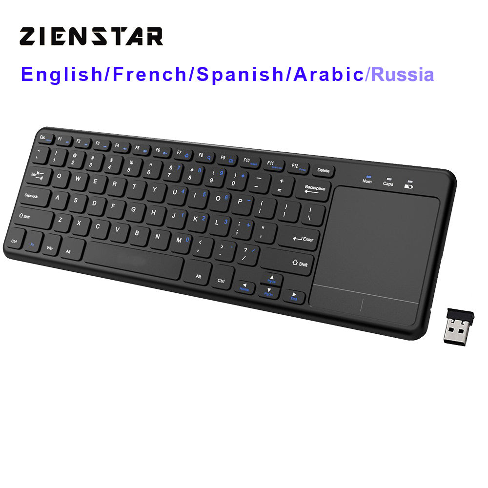 Portable lightweight wireless keyboard
