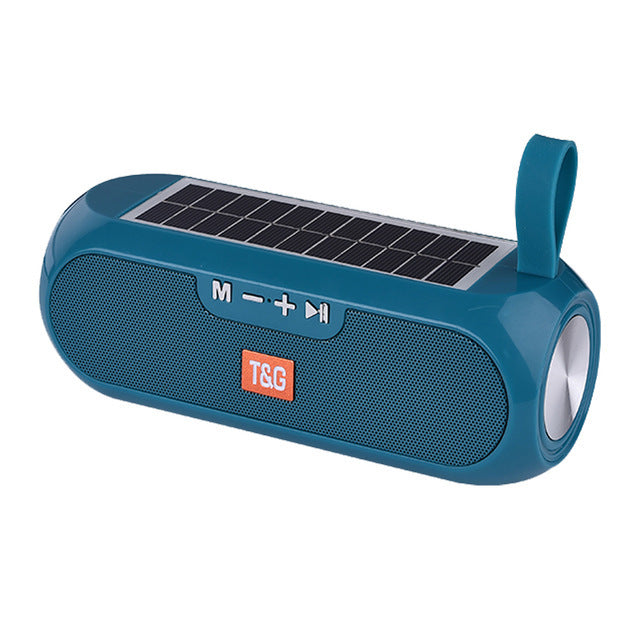 Solar charging bluetooth speaker