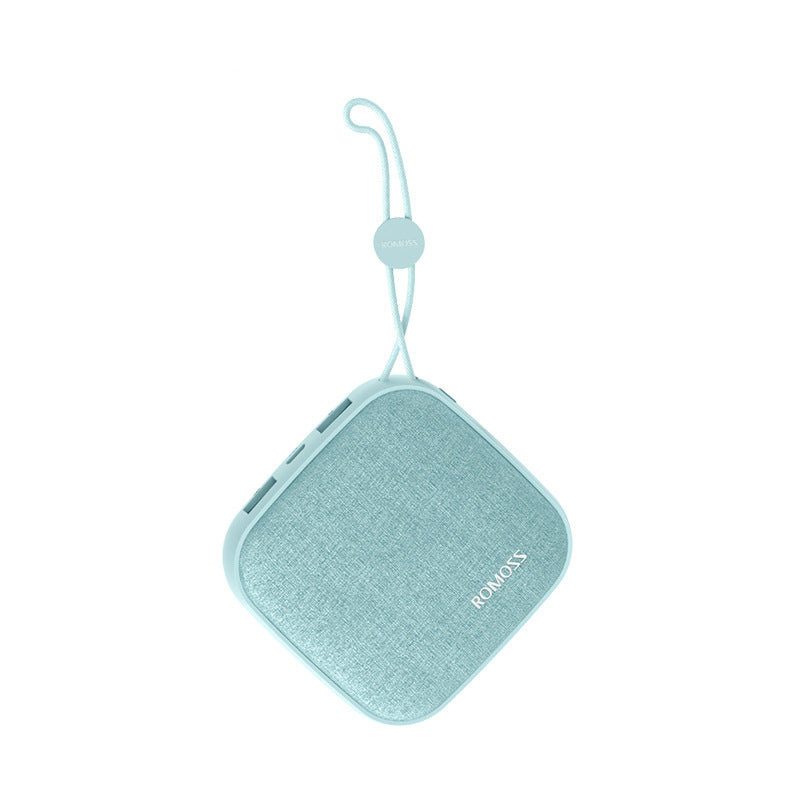 Linen art mini mobile power bank