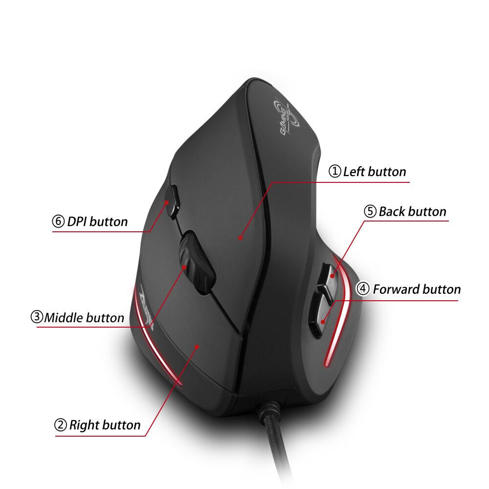 Vertical Gaming Mouse Controller