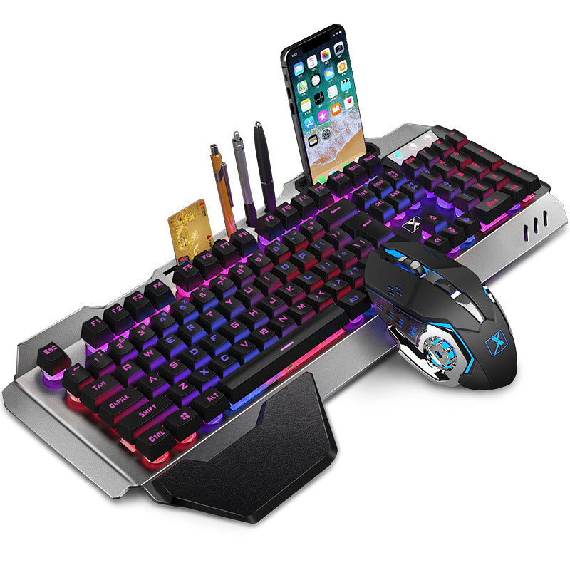 Rechargeable Wireless Keyboard Set