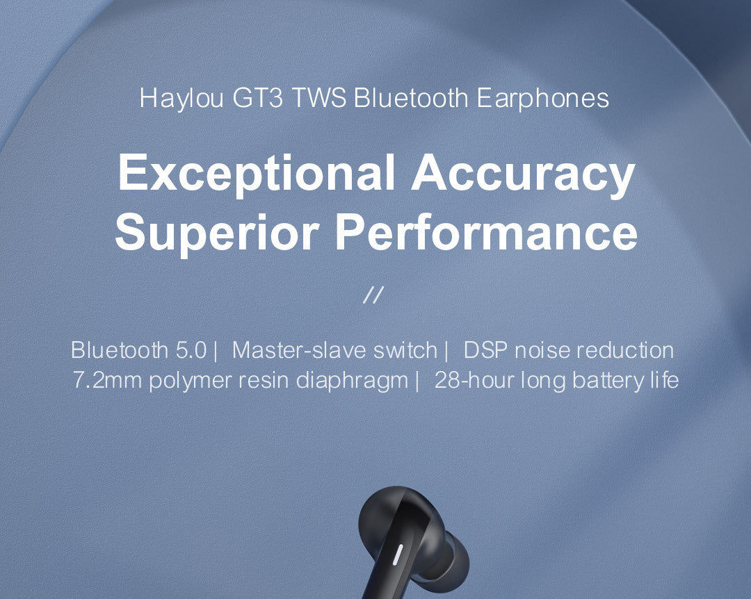 GT3 True Wireless Bluetooth Headphones