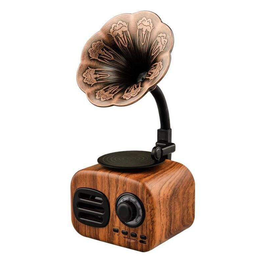 Retro portable bluetooth speaker