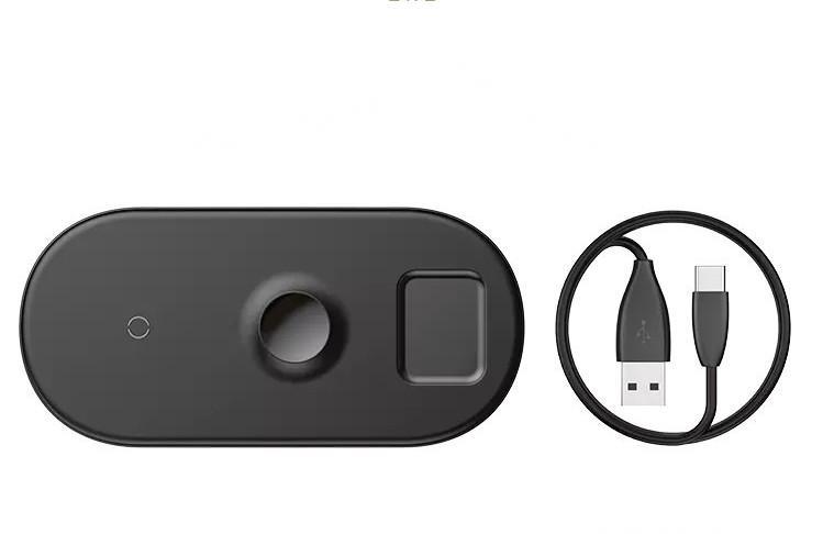 Smart three-in-one wireless charger