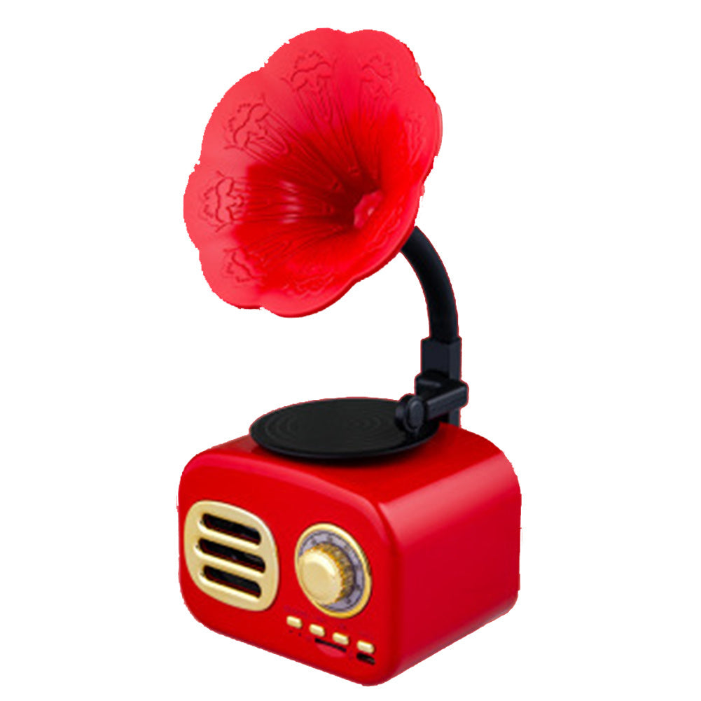Retro portable bluetooth speaker