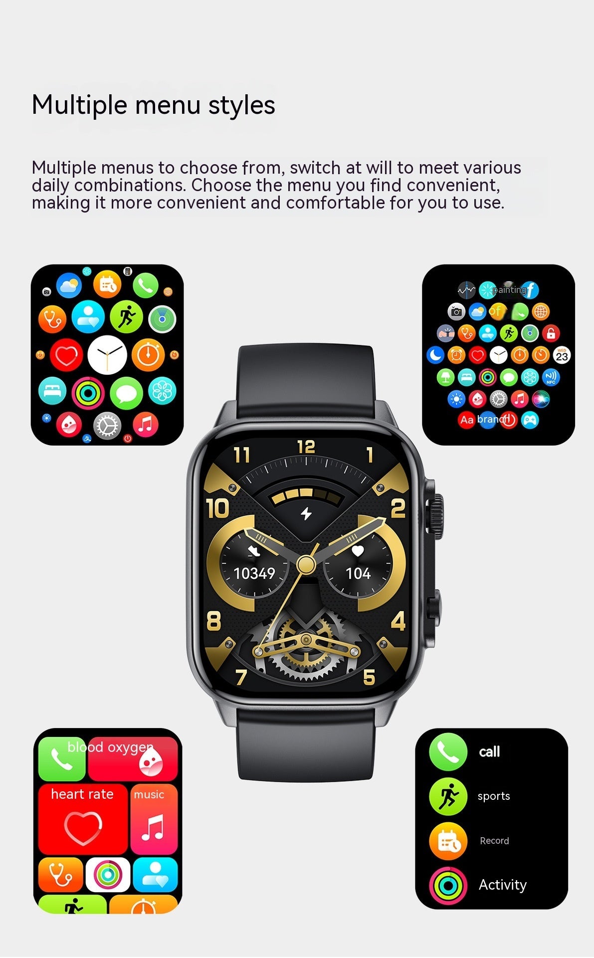 Multi Functional Bluetooth Smartwatch