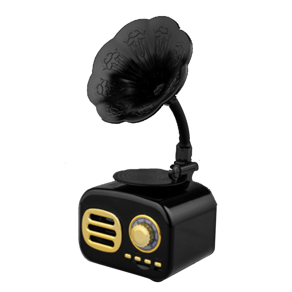 Retro portable bluetooth speaker