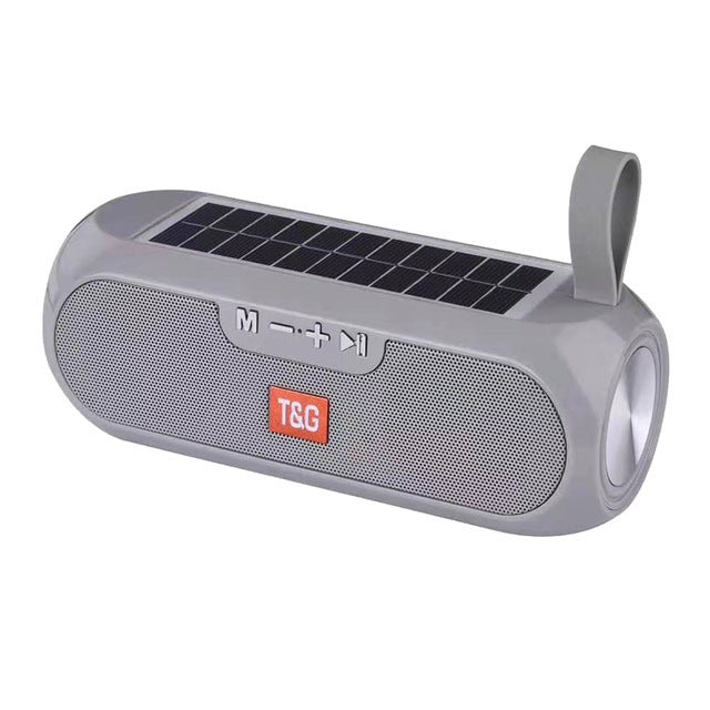 Solar charging bluetooth speaker