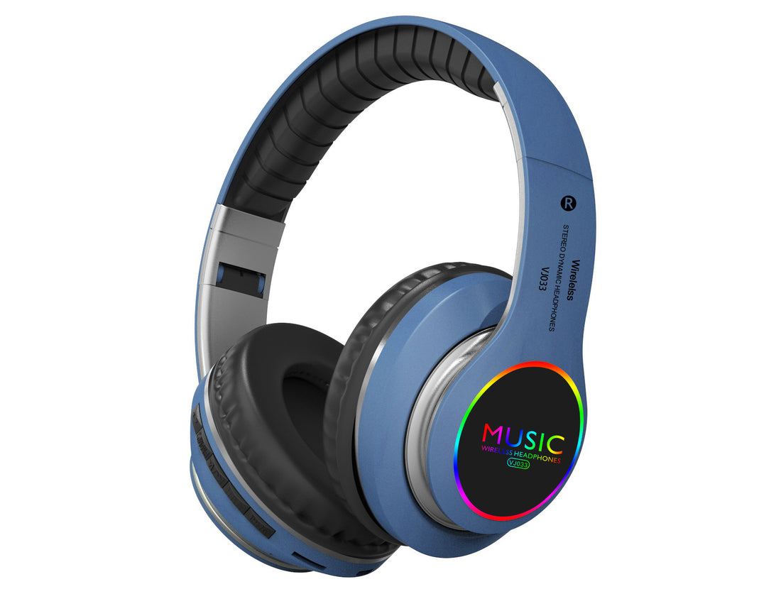 Folding LED Wireless Headphones