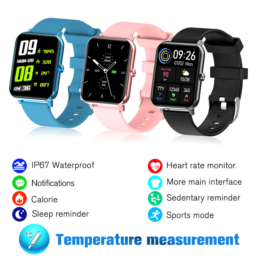 Sports Step Counter Bracelet
