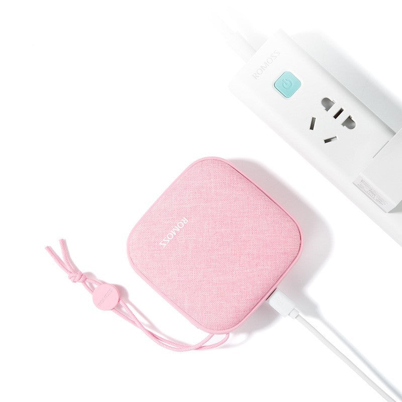 Linen art mini mobile power bank