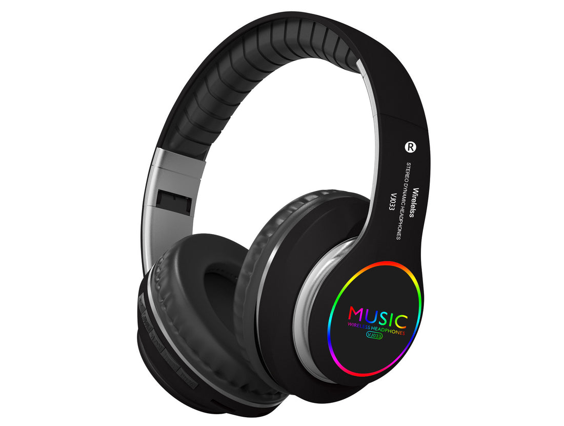 Folding LED Wireless Headphones