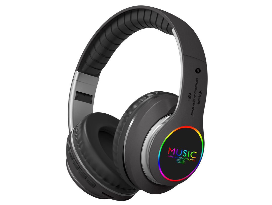 Folding LED Wireless Headphones