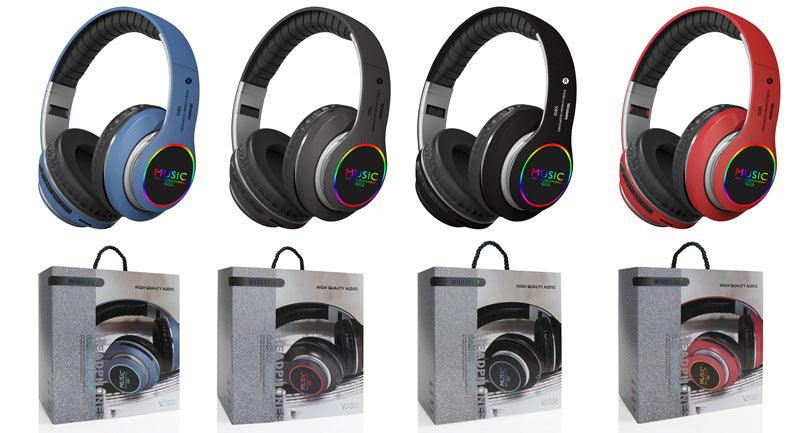 Folding LED Wireless Headphones