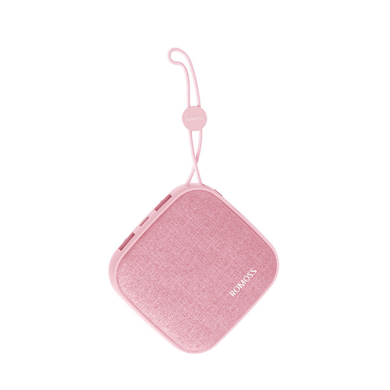 Linen art mini mobile power bank