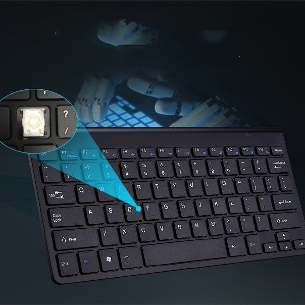 Compact Portable Keyboard Black