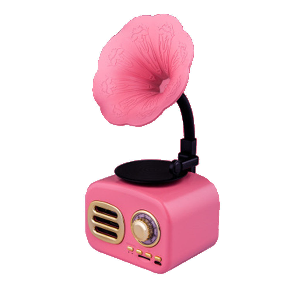 Retro portable bluetooth speaker