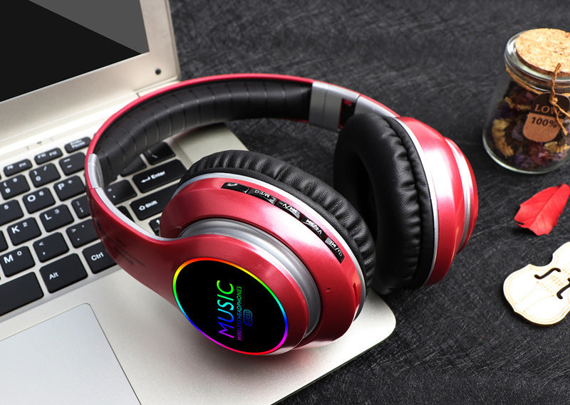 Folding LED Wireless Headphones