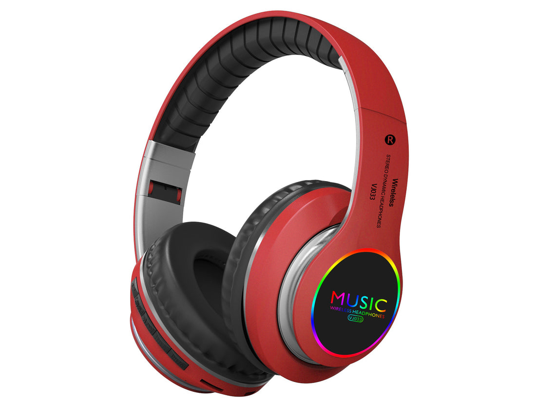 Folding LED Wireless Headphones